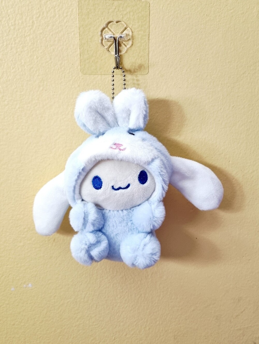 Sarino Cinnamoroll Bag Clip-On Keychain Soft Plush Stuffed Animal Plushies Toy